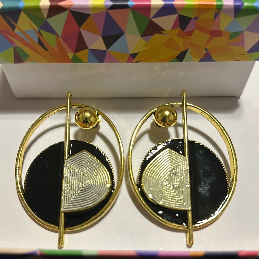 Sassy Jones Deco Drop Earrings